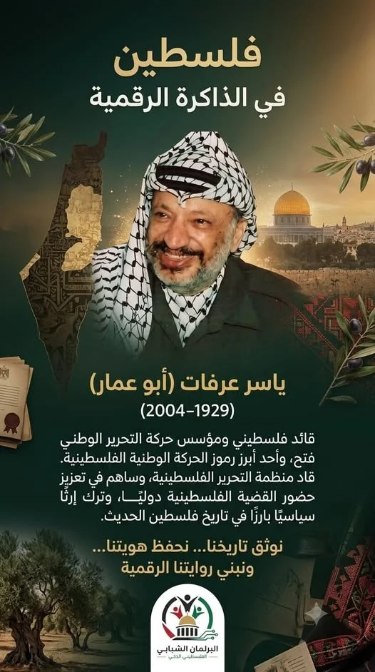 Yasser Arafat… A Symbol of National Identity and the Voice of the Cause