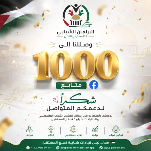 🇵🇸 البرلمان الشبابي الفلسطيني الذكي يفتتح ورشة "ريادة الأعمال وبناء المستقبل" بمشاركة 30 شابًا وشابة من الضفة الغربية وقطاع غزة